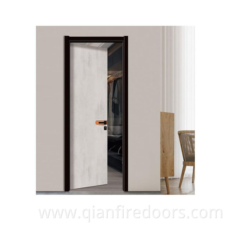guangzhou entrance keyless hotel door piece mahogany modern front entry pivot doors